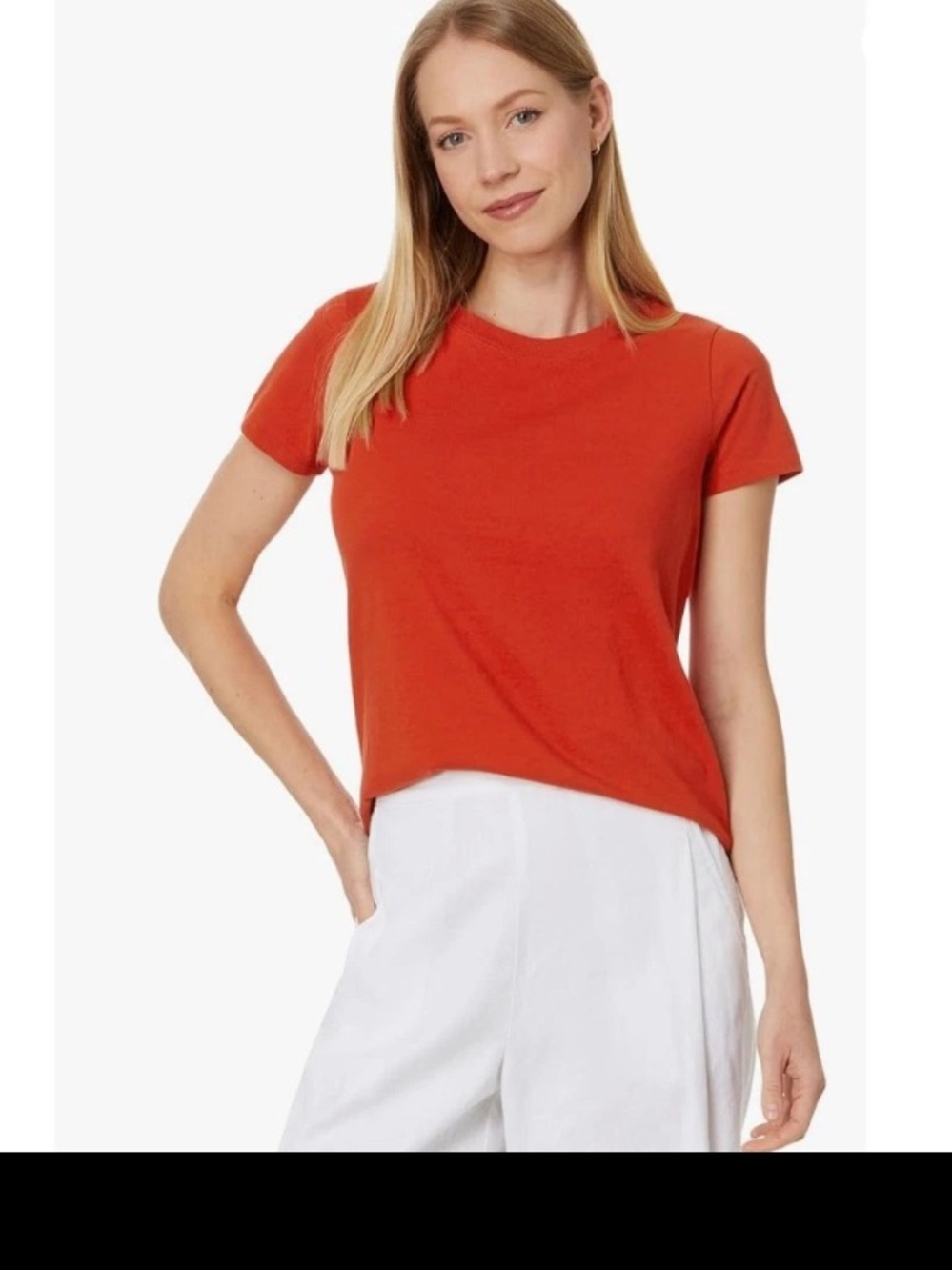 Madewell red crew neck Tee-NWT